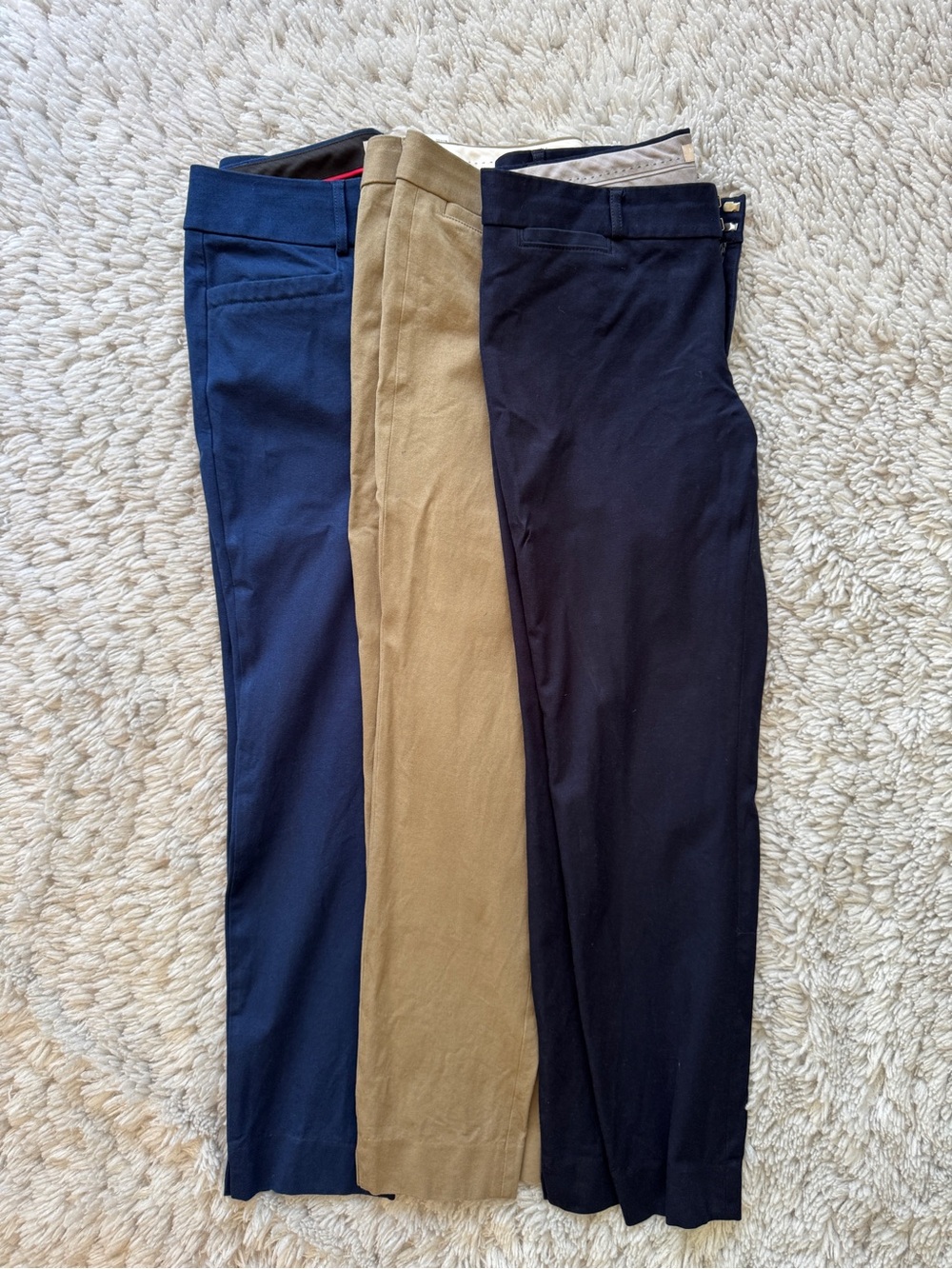 Lot of 3 Banana Republic  Pants Sloan & Jackson Fit Slim/Ankle Size 8
